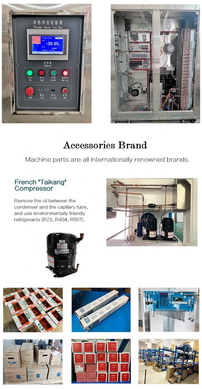 Máquina climática ambiental de ciclo de la prueba de choque termal de la cámara de la humedad de la temperatura 1