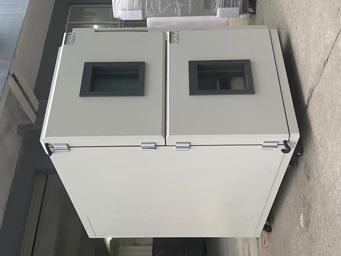 Líquido caliente del impacto del cambio rápido de dos cajas a la cámara líquida del choque termal 0