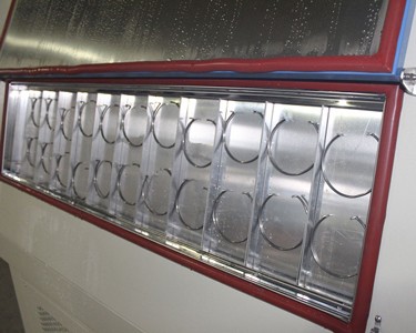 El laboratorio de ASTM G154 que resist&iacute;a a la luz de la l&aacute;mpara de UVA aceler&oacute; la c&aacute;mara ULTRAVIOLETA de envejecimiento de la prueba 2