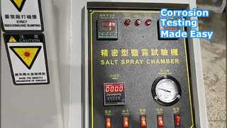 Prueba de corrosión en cámara de prueba de niebla salina de alta precisión