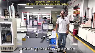 Equipo de prueba de pulverización de sal, totalmente automático, inteligente, de bajo ruido y sin calibración