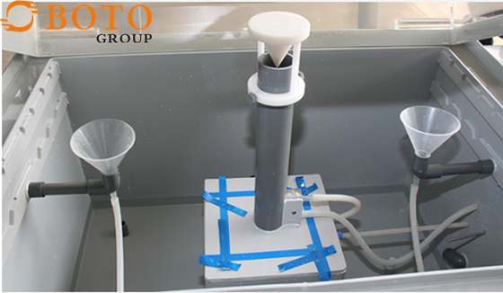 Salt Spray Test For Zinc Plating NSS ASTM-B117Saline Test Mehod 35±1 ℃ Salt Spray Testing Labs