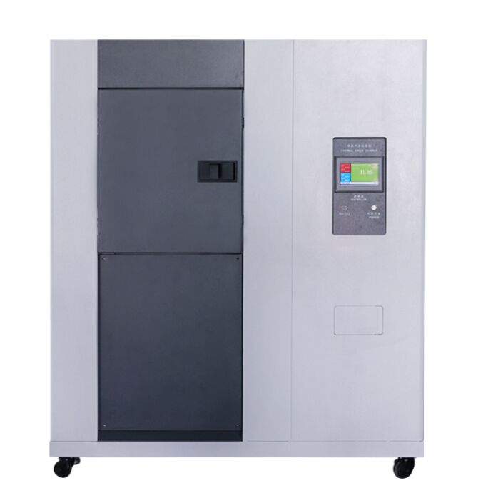 Cámara de prueba de choque térmico configurable de dos cajas con rango de 60 °C a 200 °C, protección de seguridad múltiple para defensa, aeroespacial, electrónica
