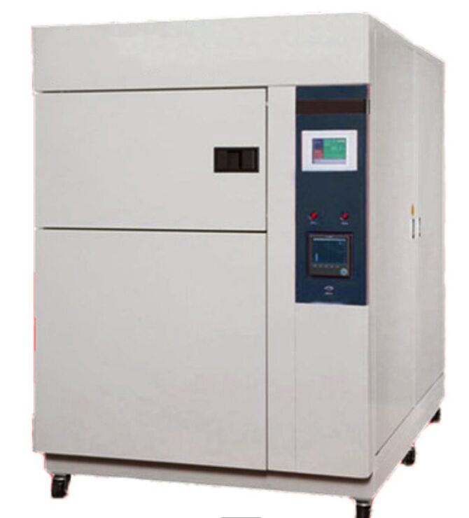 Cámara de prueba de choque térmico configurable de dos cajas con rango de 60 °C a 200 °C, protección de seguridad múltiple para defensa, aeroespacial, electrónica