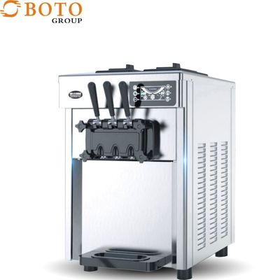 Máquina suave de limpieza libre de siete días automática vertical del helado del soporte del cono de helado tres