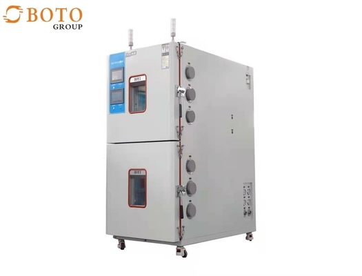 Cámara fría de la prueba de choque termal de la batería de la máquina de prueba de impacto del calor de la temperatura de 2 zonas